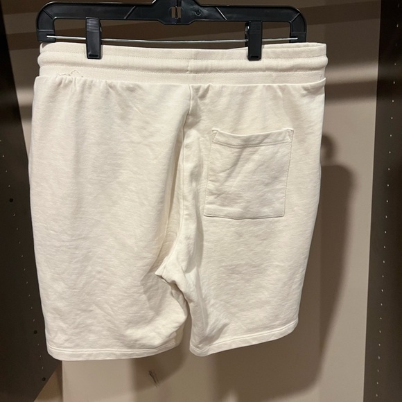 ASOS Cream Athletic Shorts Relaxed Fit - Picture 3 of 4